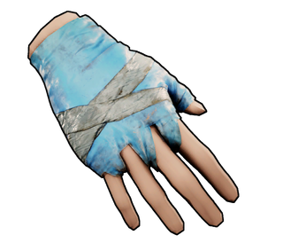 Fake Hazzy Burlap Gloves