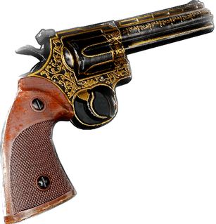 Ornate Python Revolver