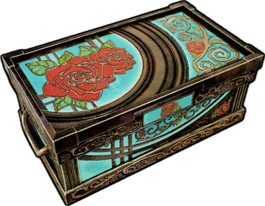 Roses Large Wood Box