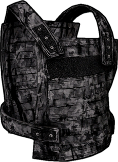 Dark Camo Metal Chestplate