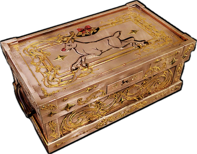 Reindeer Large Wood Box