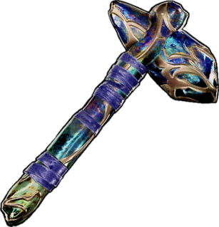 Molten Sun Stone Hatchet