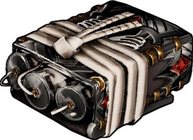 Gothic Skeleton Satchel Charge