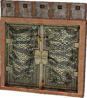 Tigerstripe Armoured Double Door