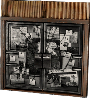 Film Noir Sheet Metal Double Door
