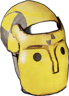 Crash Dummy Metal Facemask