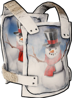 Snow Man Metal Chestplate