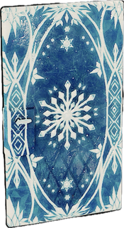 Arctic Flurry Sheet Metal Door
