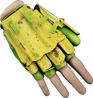 Banana Roadsign Gloves
