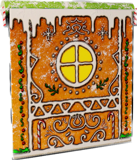 Gingerbread Garage Door