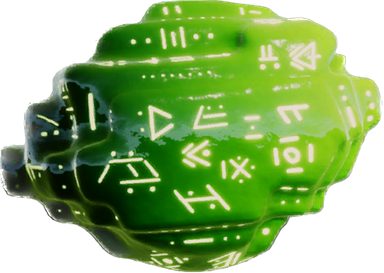 Glowing Green Rock