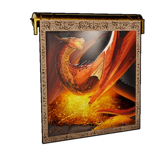 Dragon Hoard Garage Door