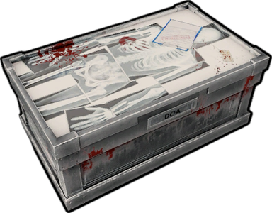 Crime Scene Large Wood Box
