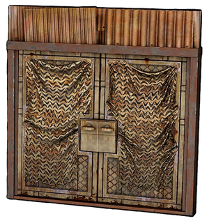 Desert Camo Sheet Metal Double Door