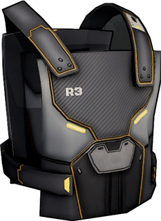 Space Trooper Metal Chestplate