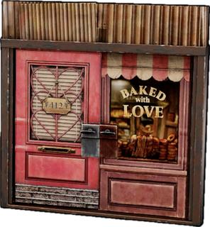 Love Loaf Sheet Metal Double Door
