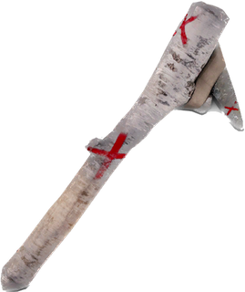 Red X Stone Pickaxe