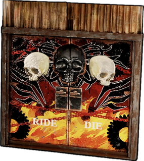 Biker Sheet Metal Double Door