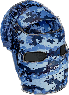 Digital Camo Metal Facemask
