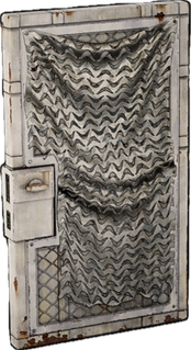 Winter Camo Sheet Metal Door