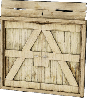 Heavy Goods Wooden Double Door