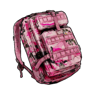 Pink Camo Large Backpack
