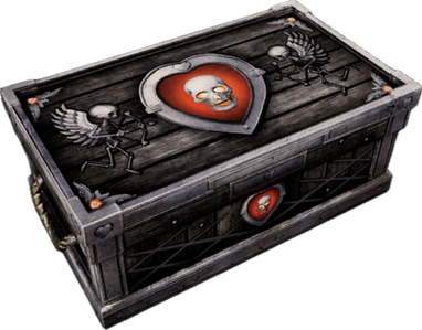 Gothic Valentine Large Wood Box