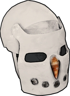 Snow Man Metal Facemask
