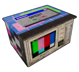 Vaporwave Wood Storage Box