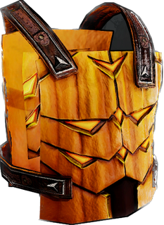 Evil Pumpkin Metal Chestplate
