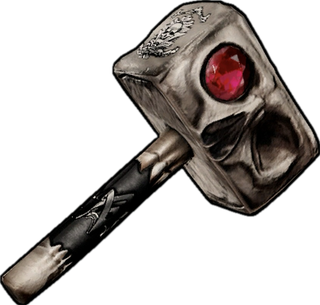 Gothic Skeleton Hammer