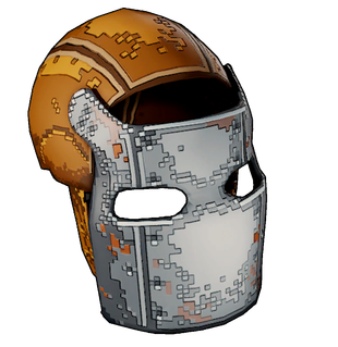 Pixel Metal Facemask