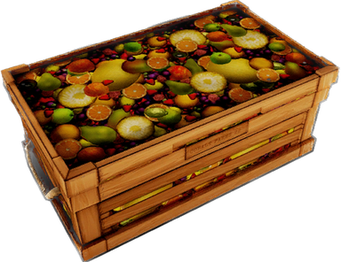 Fruit Large Wood Box