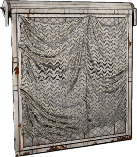 Winter Camo Garage Door