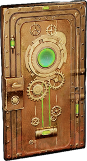 Steampunk Sheet Metal Door
