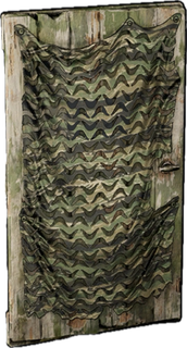 Tigerstripe Wooden Door