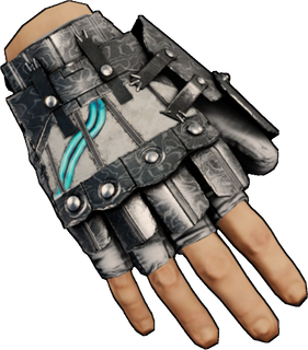 Exoskeletal Roadsign Gloves