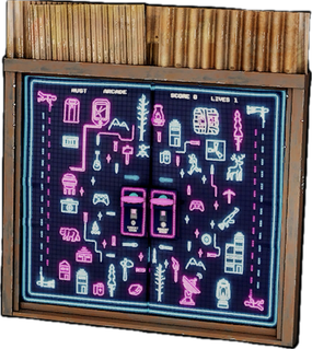 Game Over Sheet Metal Double Door