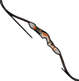 Orange Camo Bow