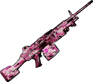 Pink Camo - M249