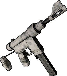 Winter Camo Custom SMG