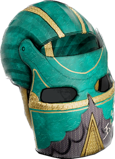 Jade Dragon Metal Facemask