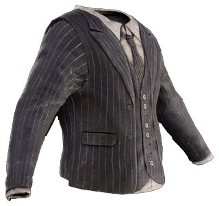 Pinstripe Burlap Shirt