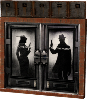 Film Noir Armoured Double Door