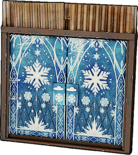 Arctic Flurry Sheet Metal Double Door