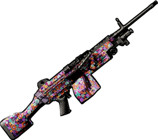 Flower Camo - M249