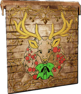 Reindeer Garage Door