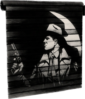 Film Noir Garage Door