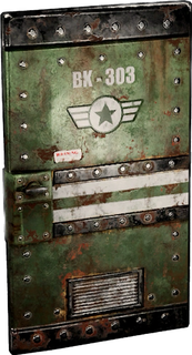 Army Surplus Sheet Metal Door