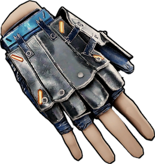 Techno Ghost Roadsign Gloves